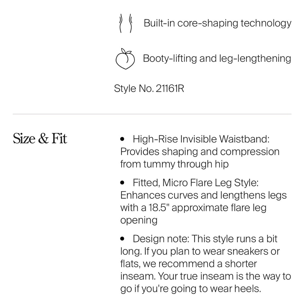 Spanx zero waistband micro flare Jeans - Picture 4 of 5